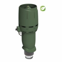 Вентилятор FLOW ECо 125P VILPE Ø125/700 с шумопоглотителем на постоянном токе, цвет: зеленый