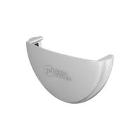 Заглушка желоба универсальная Технониколь Ø125 мм, цвет: Белый