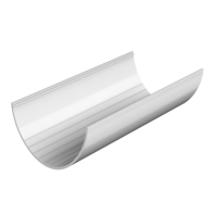 Желоб водосточный Технониколь Ø125 мм, L=3000 мм, цвет: Белый