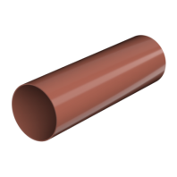 Труба водосточная Технониколь Ø82 мм, L=1500 мм, цвет: Красный
