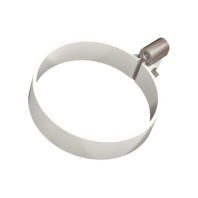 Хомут трубы, Технониколь Макси, Ø100 мм, цвет: Белый