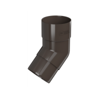 Колено трубы 135˚ Технониколь Ø82 мм, цвет: Темно-коричневый