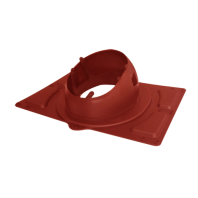Проходной элемент для высокопрофильной металлической кровли Krovent Base-VT General 125/150, цвет: красный