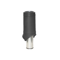 Выход вентиляции Krovent Pipe-VT 125is цвет: серый