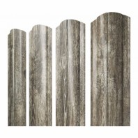 Круглый фигурный штакетник 0.45  Print Elite Nordic Wood