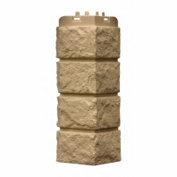 Угол Grand Line - Колотый камень, стандарт, L=392 мм, цвет: песочный