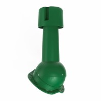 Комплект кровельного выхода канализации Krovent Wave 110is, цвет: зеленый