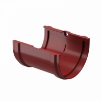 Соединитель желобов Docke Standard Ø120 мм, цвет: Красный