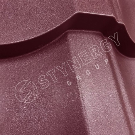 Металлочерепица Stynergy, Garda, Graphite45 0.45mm RAL 3005