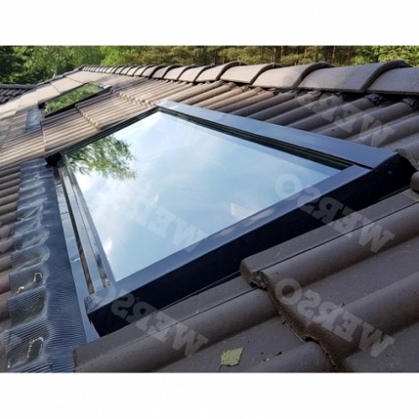 WERSO глухое однокамерное мансардное окно с Triplex 78x160 см, Сосна