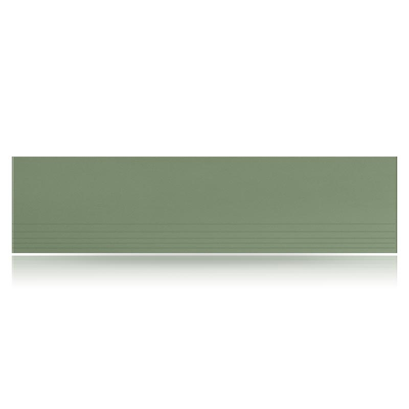 Керамогранит плитка 1200х295х11 мм, Ступени, Моноколор, Цвет: Зеленый UF007MR STAGE