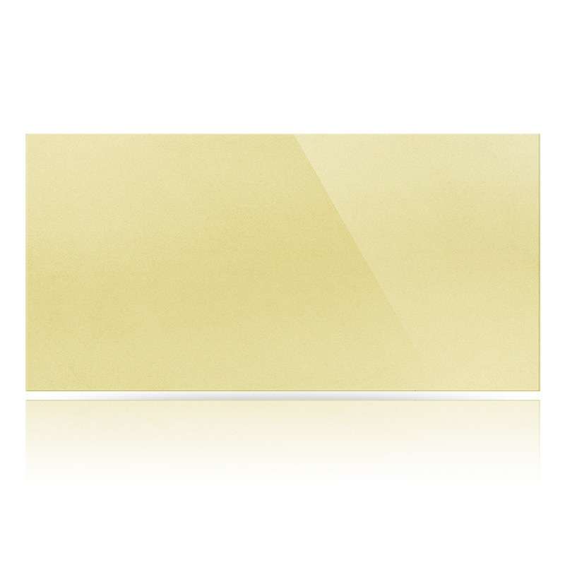 Керамогранит плитка 1200х600х11 мм, Полированный, Моноколор, Цвет: Светло-желтый UF035РR