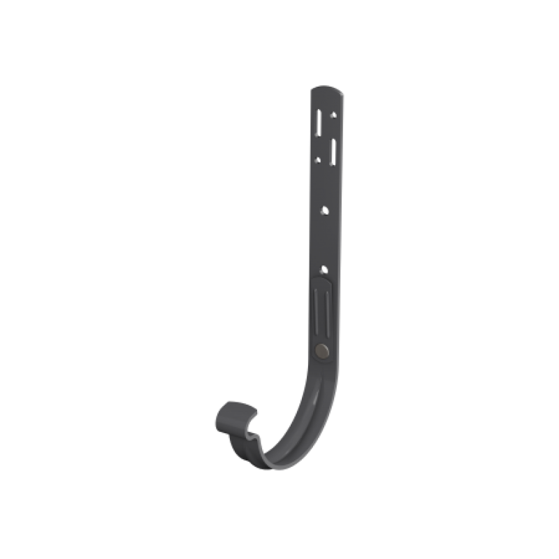 Крюк крепления желоба усиленный, Технониколь, Ø125 мм, Puretan, цвет: Графитово-серый