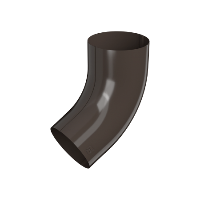 Колено трубы 60°, Технониколь, Ø90 мм, Puretan, цвет: Темно-коричневый