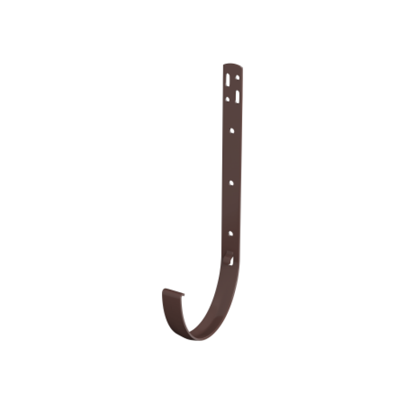 Крюк крепления желоба металлический  Технониколь Ø125 мм, цвет: Коричневый