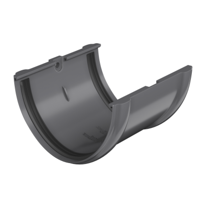 Соединитель желобов Технониколь Ø125 мм, цвет: Серый