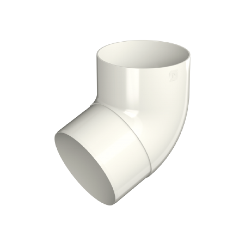 Колено трубы 67˚, Технониколь Макси, Ø100 мм, цвет: Белый
