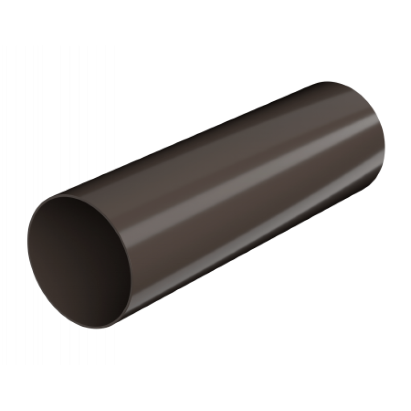 Труба водосточная Технониколь Ø82 мм, L=3000 мм, цвет: Темно-коричневый