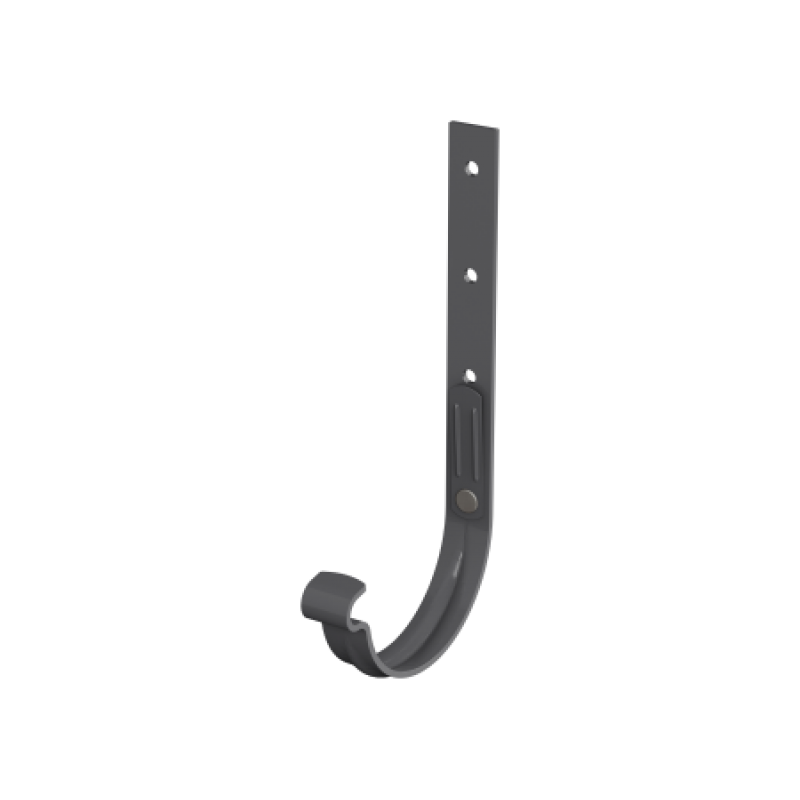 Крюк крепления желоба усиленный, Технониколь Макси, Ø150 мм, цвет: Графитово-серый