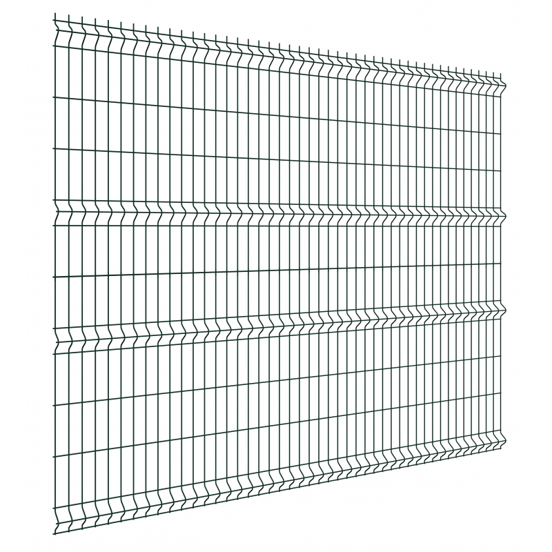 Забор из сетки гиттер, панель Medium 1.53x2.5m RAL 8017