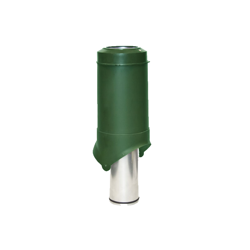 Выход вентиляции Krovent Pipe-VT 125is цвет: зеленый