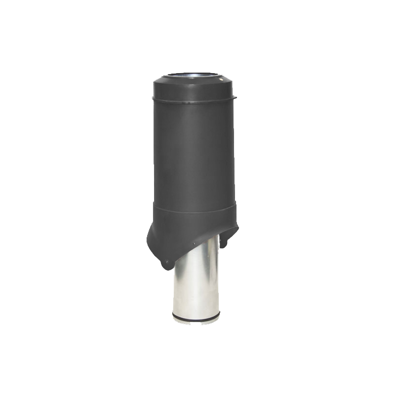 Выход вентиляции Krovent Pipe-VT 150is цвет: серый