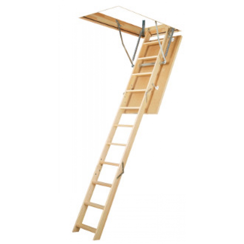 Лестница чердачная деревянная Fakro LWS, 60х140х305 мм