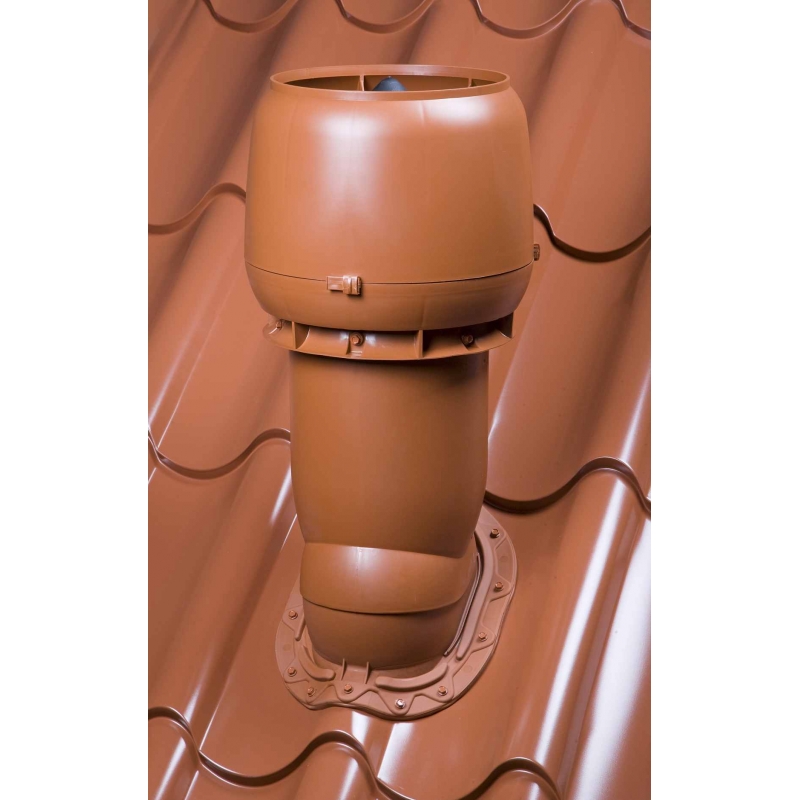 160/225/500, Р-вентиляционный выход изолированный VILPE, цвет: коричневый