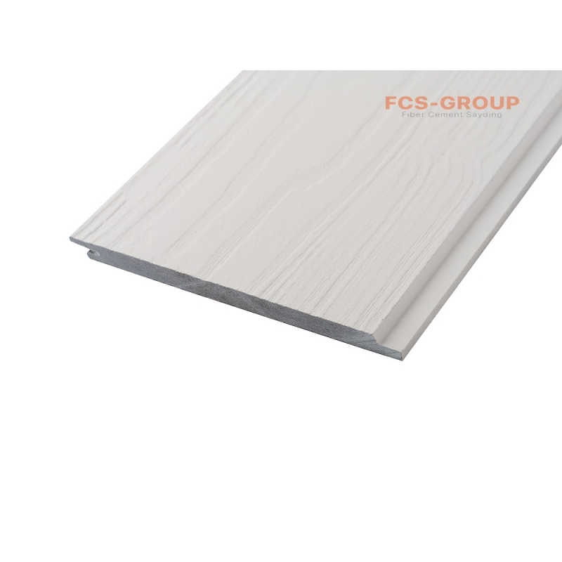 Фиброцементный сайдинг FCS-GROUP Click, 3000х190х10мм, Wood Click F01