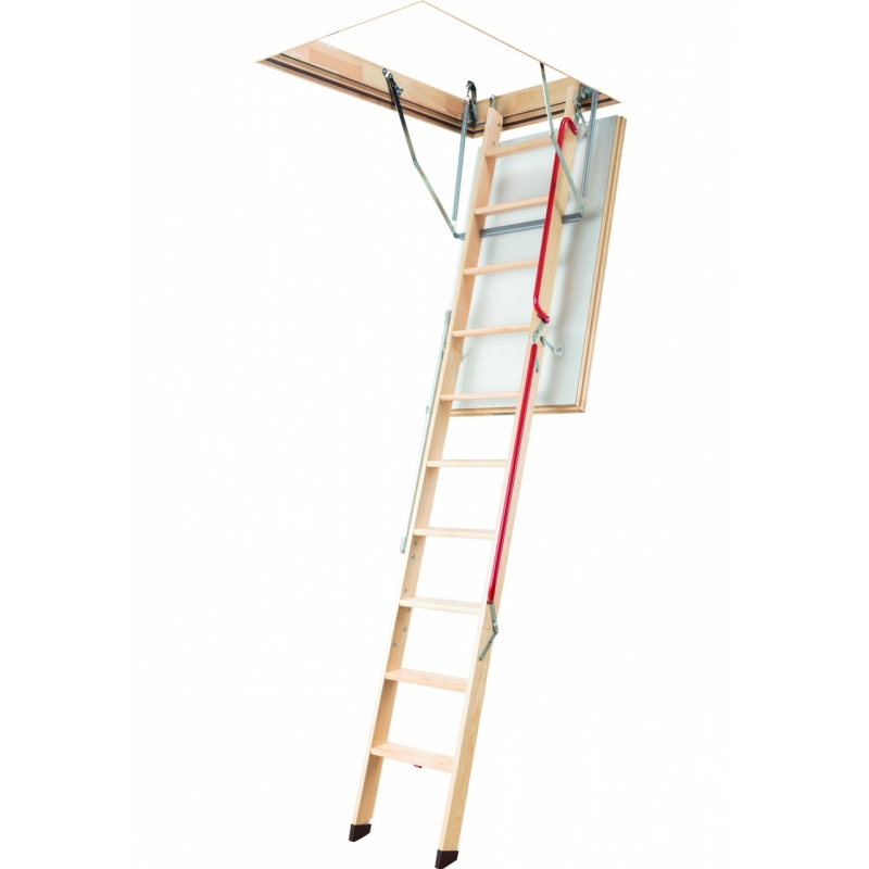 Лестница чердачная деревянная Fakro  LWL Extra, 60х130х305 мм