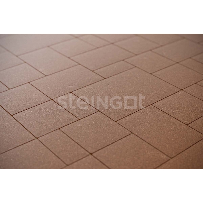 Плитка тротуарная Steingot, бавария, цвет: коричневая