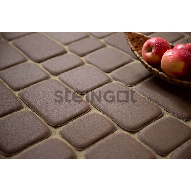 Плитка тротуарная Steingot, классика, цвет: коричневая