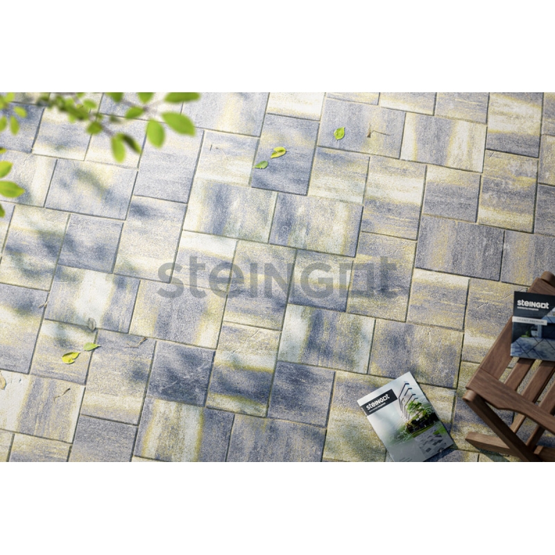 Плитка тротуарная Steingot, квадрат, 200х200х60 мм