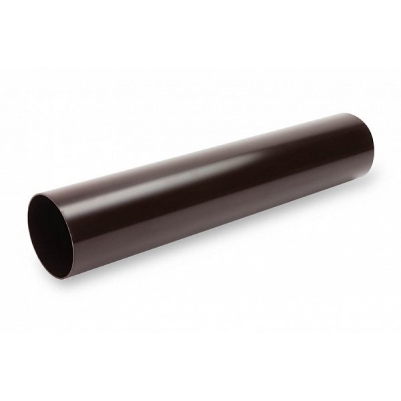 Труба водосточная Galeco Ø152(130)/100 мм, L=4000 мм, цвет: Темно-коричневый