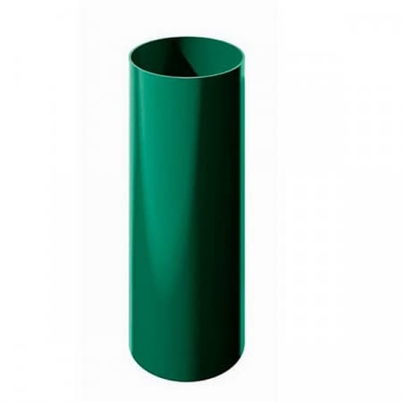 Труба водосточная Verat  Ø125 мм, L=1000 мм, цвет: Зеленый