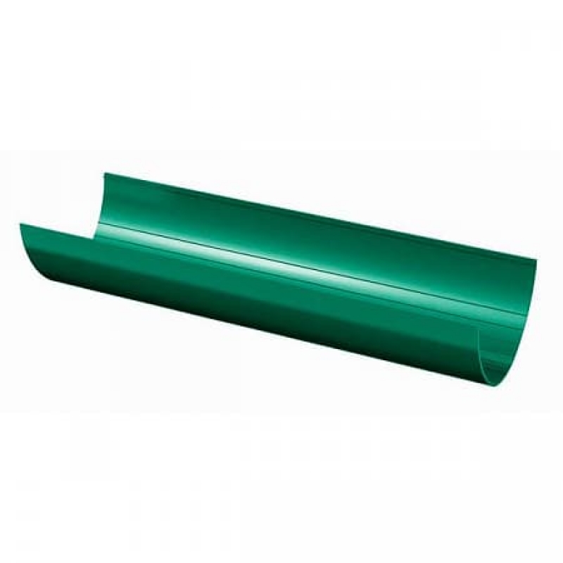 Желоб водосточный Verat  Ø125 мм, L=2000 мм, цвет: Зеленый