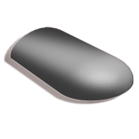 Цементно-песчаная начальная хребтовая черепица Kriastak Antik цвет: Серый