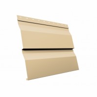 Металлический сайдинг GL корабельная доска XL 0,45 мм Drap с пленкой, цвет: 1014