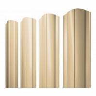 Круглый фигурный штакетник 0.45 Drap TX RAL 1015