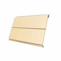 Металлический сайдинг Вертикаль Line GL 0,45 PEс пленкой, цвет: RAL 1015