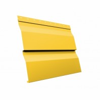 Металлический сайдинг GL корабельная доска XL 0,45 мм PE, цвет: 1018