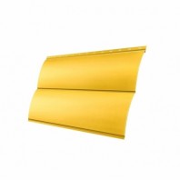 Металлический сайдинг БлокХаус GL 0,45 PE, цвет: RAL 1018