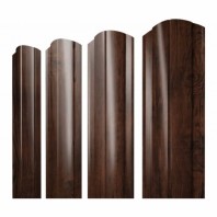 Круглый фигурный штакетник 0.45  Print Elite Cherry Wood