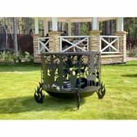 Костровая чаша Олени , Ø 500 мм