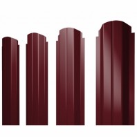 П-образный А фигурный штакетник 0.45 Drap TX RAL 3005