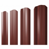 М-образный А фигурный штакетник 0.45 PE RAL 3009