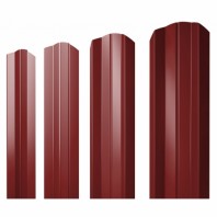 М-образный А фигурный штакетник 0.5 Satin RAL 3011