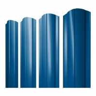 Круглый фигурный штакетник 0.45 PE RAL 5021