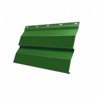 Металлический сайдинг GL корабельная доска 0,45 мм PЕ, цвет: RAL 6002