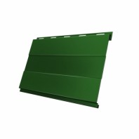 Металлический сайдинг Вертикаль Prof GL 0,45 PE с пленкой, цвет: 6002